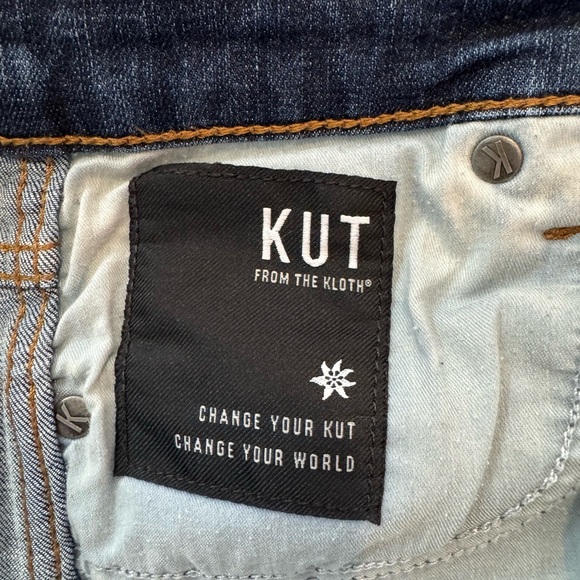 KUT from the Kloth Donna Fab Ab High Waist Ankle Skinny Jeans Size 2 - Picture 6 of 14